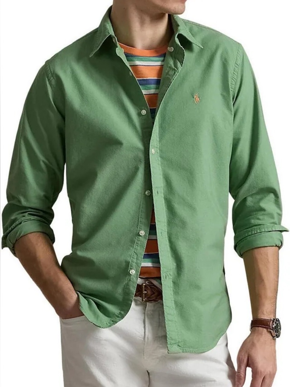 Polo Ralph Lauren: 710852165005
Classic Fit Garment-Dyed Oxford Shirt